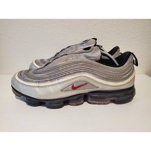 Nike Mens Air Max Vapormax 97 Silver Bullet Size 13 AJ7291-002 No Laces